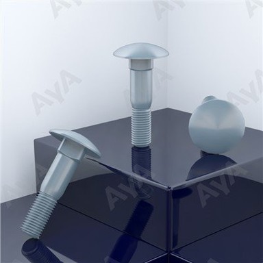 Rund høvuðsvognsbolt